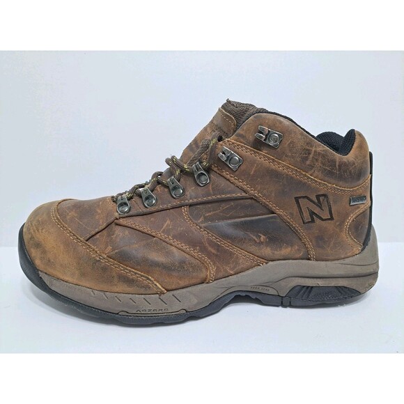New Balance Mens 9.5 4E WIDE 977 Leather Hiking Boots Brown Goretex Waterproof - Picture 3 of 11